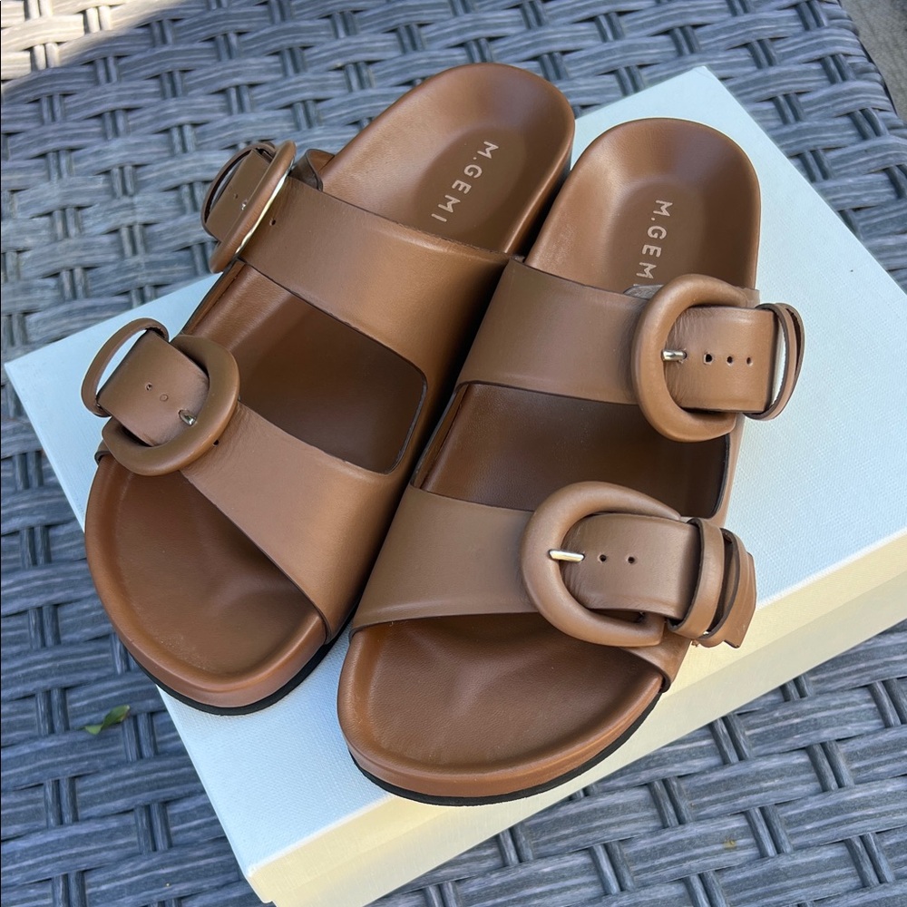 M.GEMI LEATHER SLIDE “THE MATILDE”